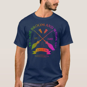 Camiseta Ye Olde Broom Co Salem Mass Est 1682 Halloween pro