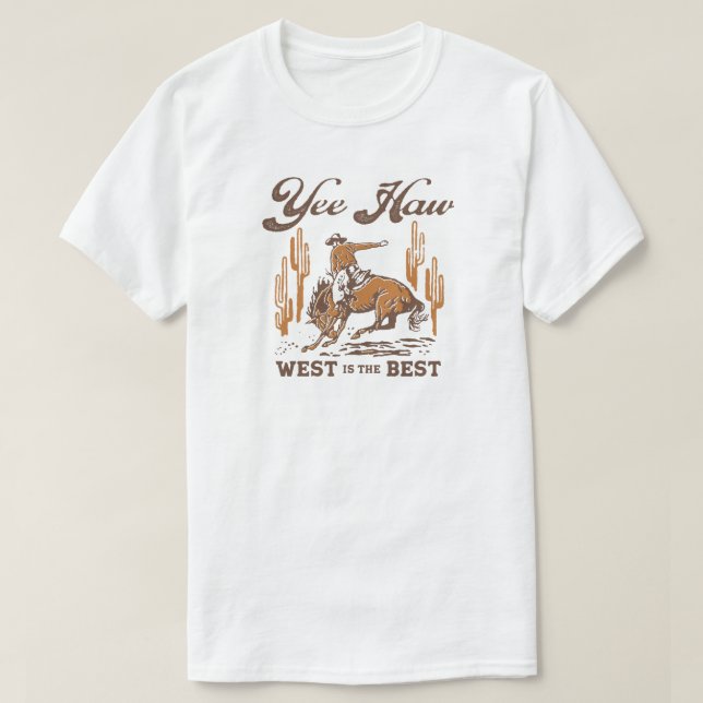 Camiseta Yea-Haw Cowboy (Diseño del anverso)