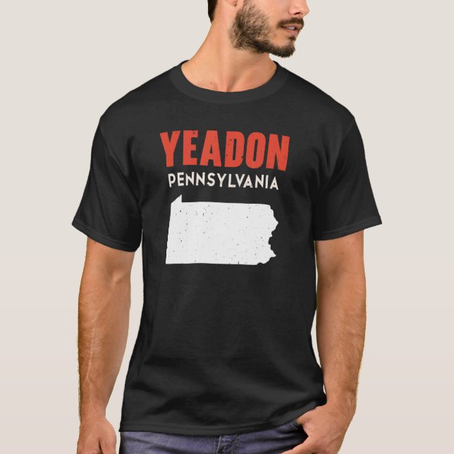 Camiseta Yeadon Pennsylvania Estados Unidos de América Viaj (Anverso)