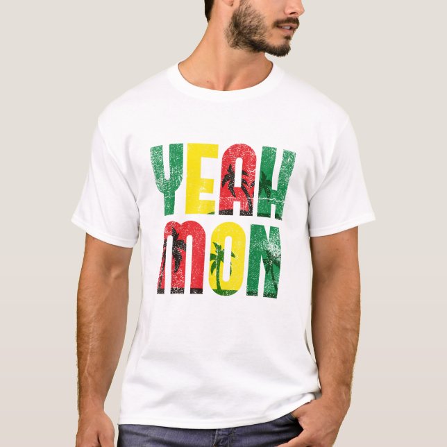 Camiseta Yeah Mon Jamaican Vacation (Anverso)