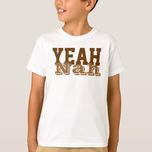Camiseta yeah  nah (Anverso)