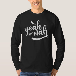 Camiseta Yeah Nah Kiwi Slang Silver Fern New Zealand Nz Exp
