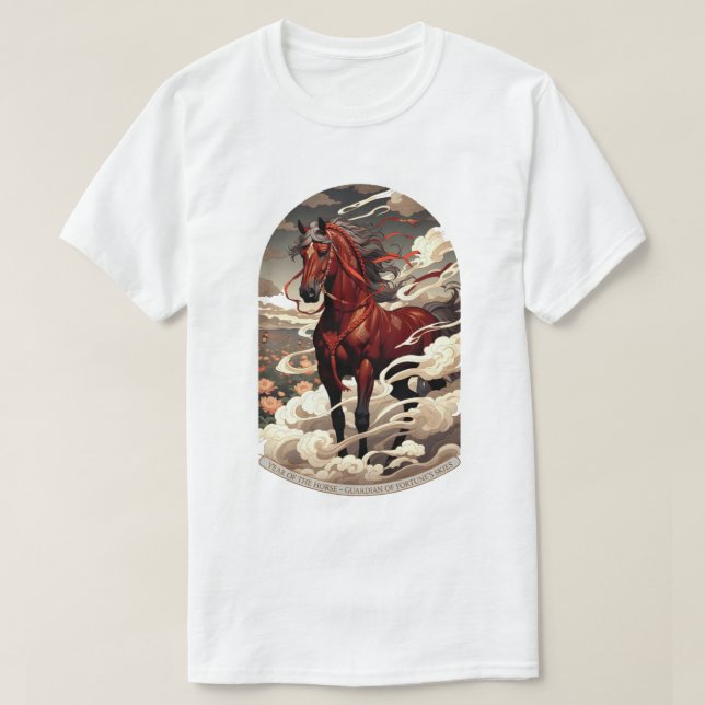 Camiseta Year of the Horse Guardian, Lunar New Year Gift (Diseño del anverso)