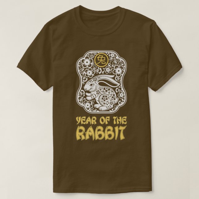 Camiseta Year of The Rabbit 2023, Zodiac Tiger Chinese Zodi (Diseño del anverso)