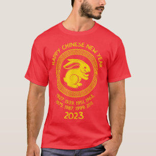 Camiseta Year of the Rabbit Happy Chinese New Year 2023