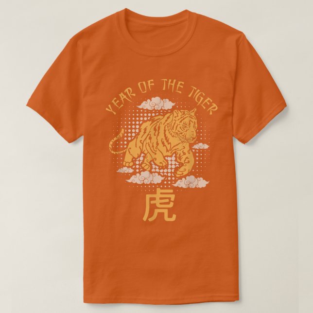 Camiseta Year of The Tiger 2022, Zodiac Tiger Chinese Zodia (Diseño del anverso)