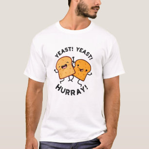 Camiseta Yeast Hurray Gracioso Pernos De Pan