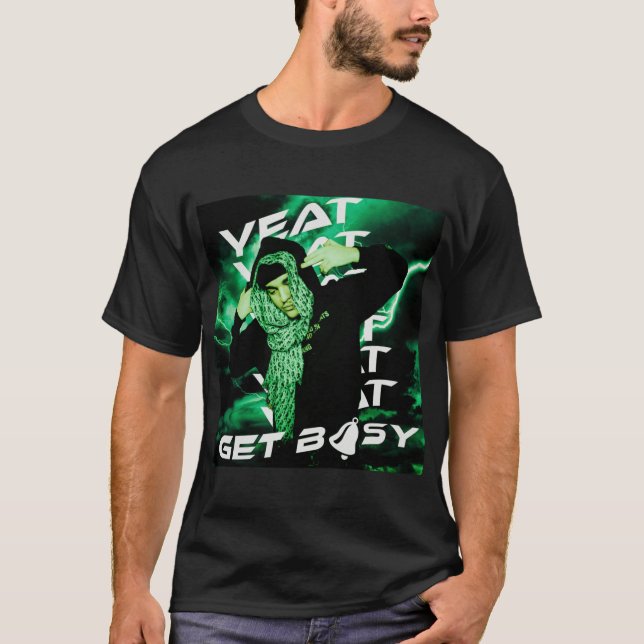 Camiseta Yeat Get busy shirt friends retro boy (Anverso)
