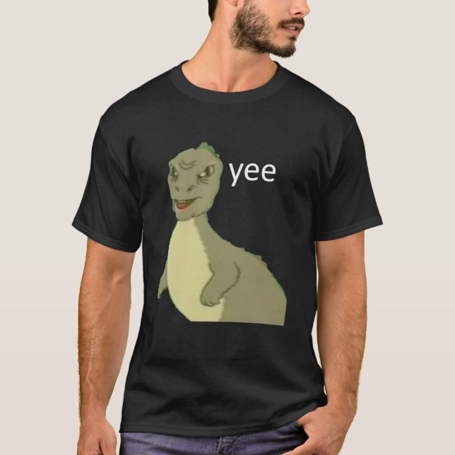 Camiseta Yee dinosaur maym ^ (version 1, video quality, whi (Anverso)