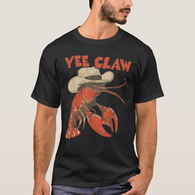 Camiseta Yeeclaw Vaquero Occidental Boil de Cangrejo de Río (Anverso)