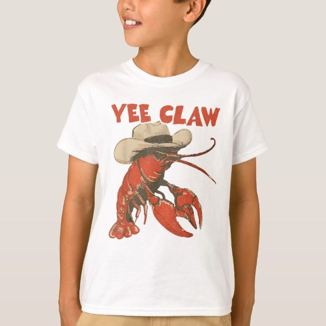 Camiseta Yeeclaw Western Cowboy Crawfish Boil Summer (Anverso)