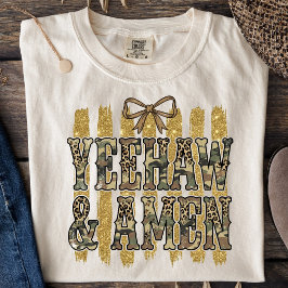 Camiseta Yeehaw Amén Vaquera Cristiana del Suroeste