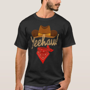 Camiseta Yeehaw Occidental País Hola Vaquero Sureño Yee H
