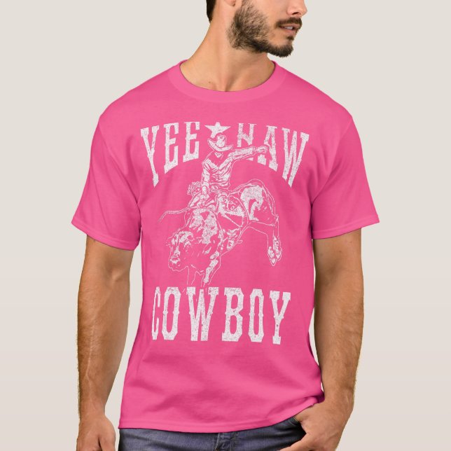 Camiseta Yeehaw Rodeo Western Country Cowgirl (Anverso)