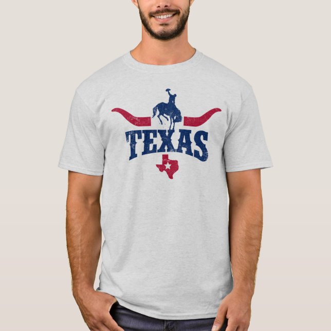 Camiseta Yeehaw Vaquero Texas Lonestar (Anverso)