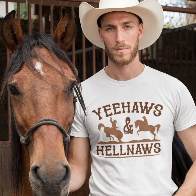 Camiseta Yeehaws Y Hellnaws (cowboy shirt)