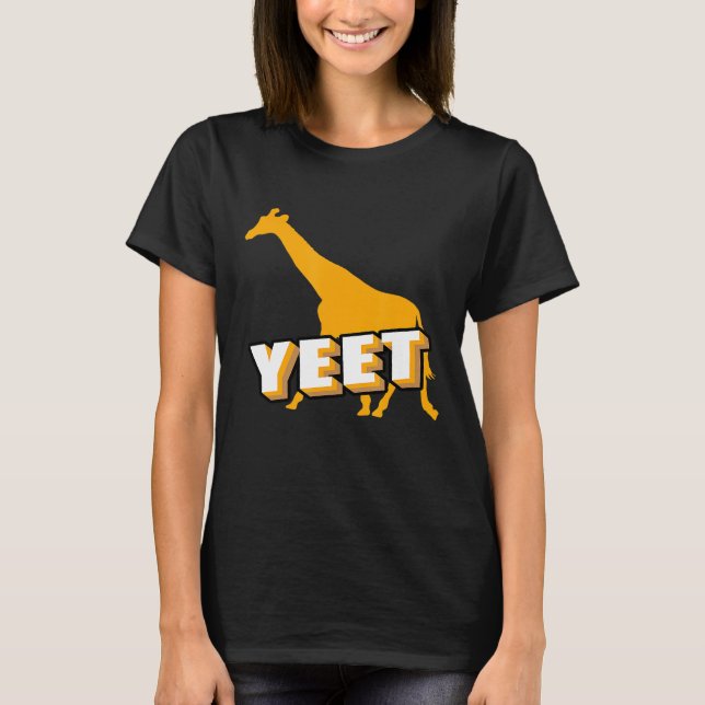 Camiseta Yeet Giraffe Ideas Giraffe Niños (Anverso)