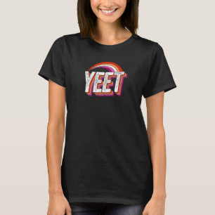 Camiseta Yeet Meme Bandera del Orgullo Lésbico Ge del Milen