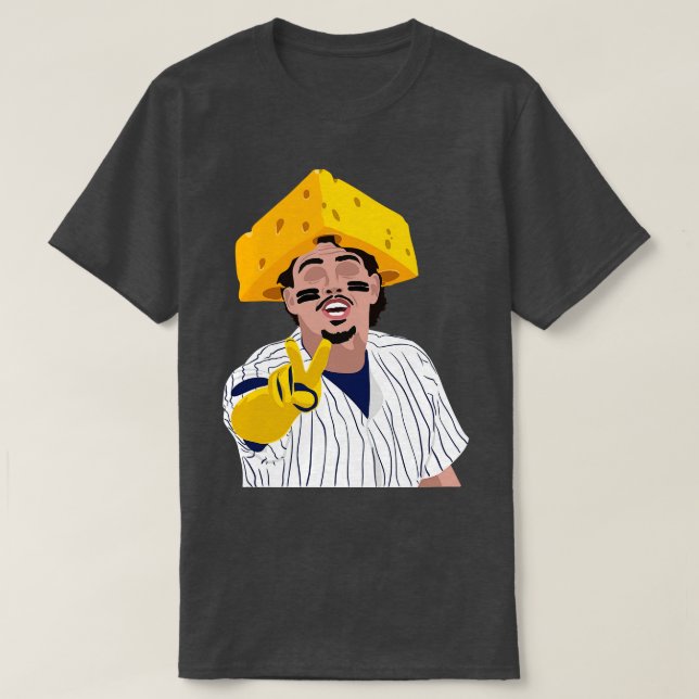 Camiseta Yelich y la cabeza de queso (Diseño del anverso)