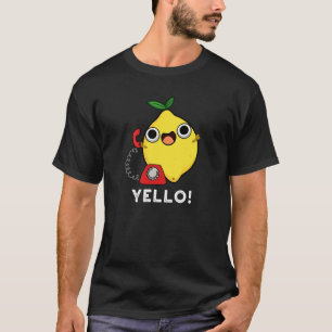 Camiseta Yello Funny Lemon Amarillo Pun Dark BG