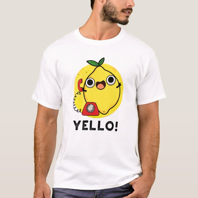 Camiseta Yello Funny Yellow Lemon Pun (Anverso)