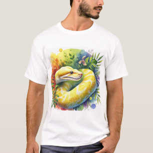 Camiseta Yellow Anaconda 160724AREF221 - Watercolor