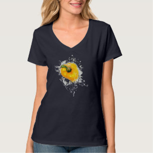 Camiseta Yellow Bell Pepper Splash Funny Gift Vintage Guay