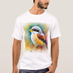 Camiseta Yellow Billed Shrike 100924AREF126 - Watercolor