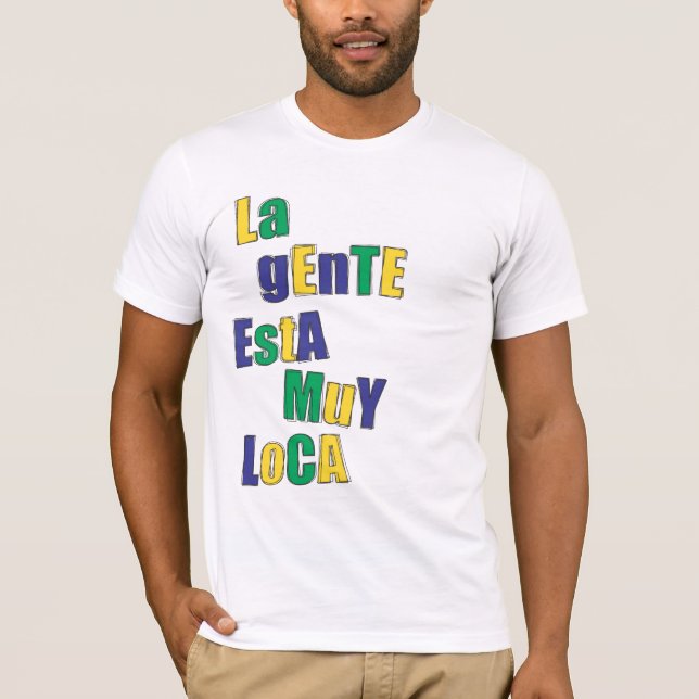 Camiseta Yellow|Green|Blue de los lugares (Anverso)