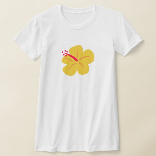 Camiseta Yellow Hibiscus T-Shirt (Distribución)