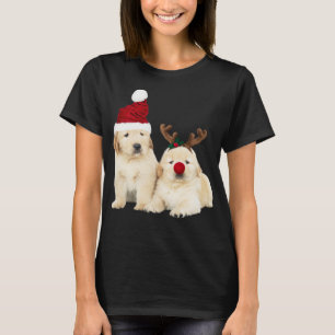 Camiseta Yellow Lab Cuppy Santa Image Funny Dog Navidades G