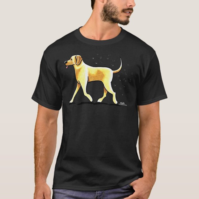 Camiseta Yellow Lab Hairy Wake Fake (Anverso)