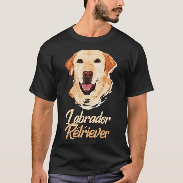 Camiseta Yellow Labrador Retriever! Especially For Labrador (Anverso)