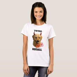 Camiseta Yellow Labrador 'TOTAL LACK OF RECALL' T-shirt