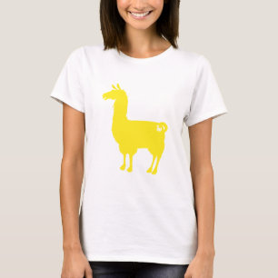 Camiseta Yellow Llama Ladies Slouchy T-Shirt