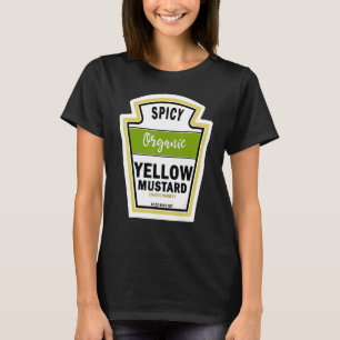 Camiseta Yellow Mustard Spicy Easy Diy Halloween Mustard Bo