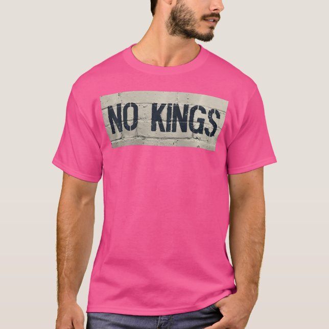 Camiseta Yellow No Kings Day Graffiti Street Art Crown clas (Anverso)