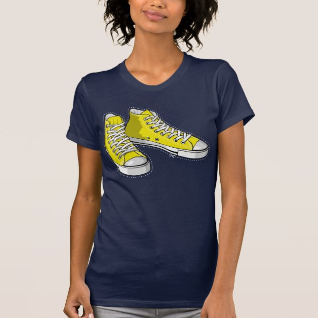 Camiseta Yellow sneakers (Anverso)