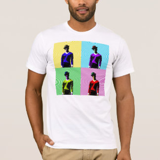 Camiseta Yellowman, Tealman, Greenman, Pinkman