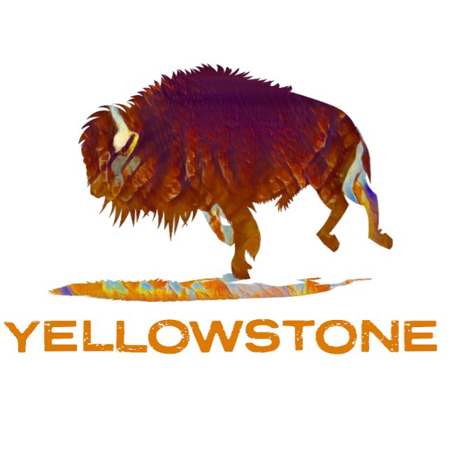 Camiseta Yellowstone Bison (Subido por el creador)