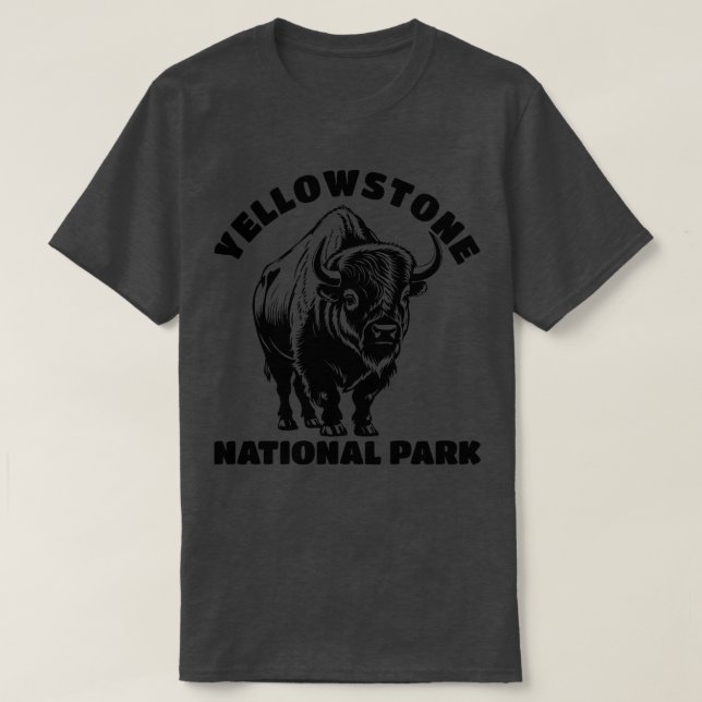 Camiseta Yellowstone Bison TShirt (Diseño del anverso)