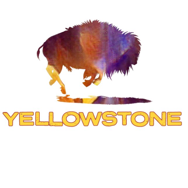 Camiseta Yellowstone Colorful Bison (Subido por el creador)
