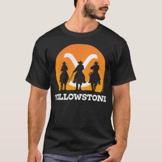 Camiseta Yellowstone Cowboy Sunset Pullover