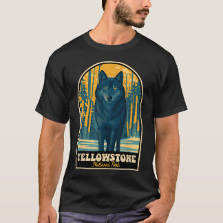 Camiseta Yellowstone Lobo Vintage Nacional