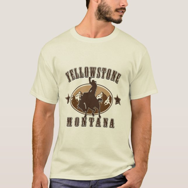 Camiseta Yellowstone Montana Cowboy (Anverso)