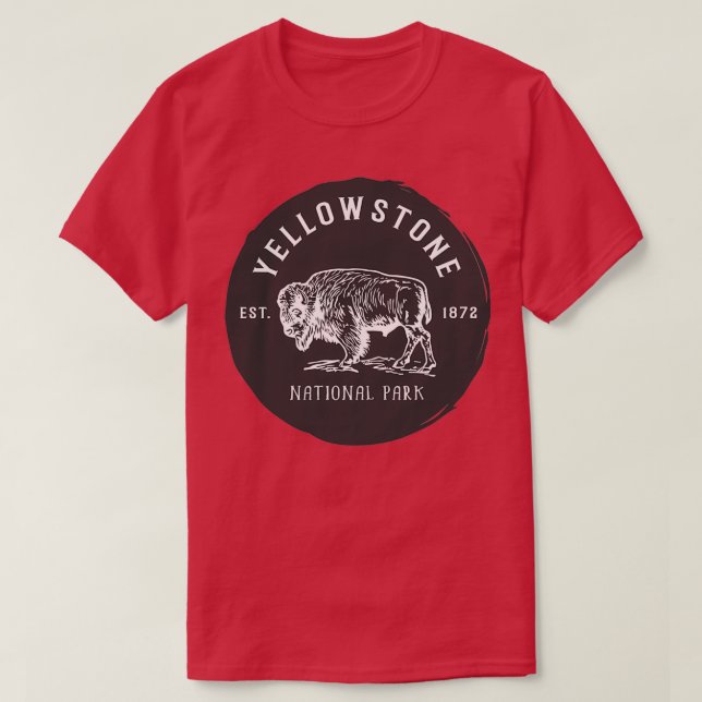Camiseta Yellowstone National Park 1 (Diseño del anverso)