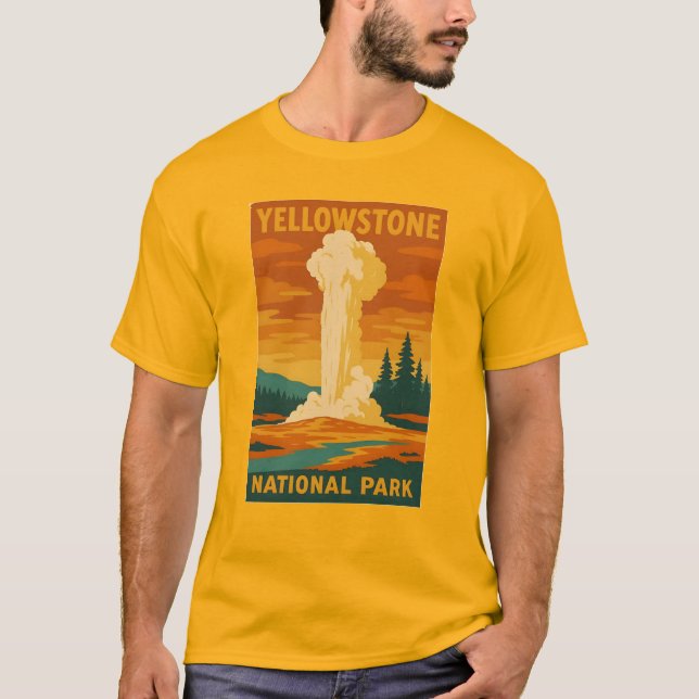 Camiseta Yellowstone National Park T-Shirt (Anverso)