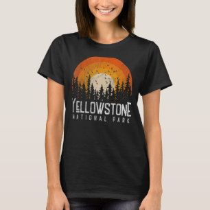 Camiseta Yellowstone Parque Nacional de EE.UU. Vintage esti