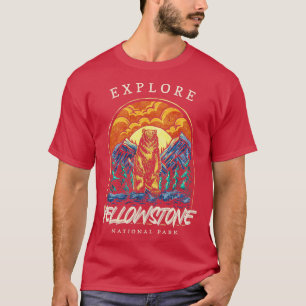 Camiseta Yellowstone Parque Nacional de los Estados Unidos 