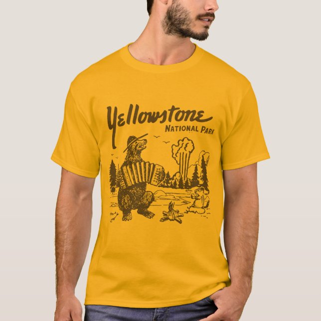 Camiseta Yellowstone Road Trip 2026 Family Vacation Shirt (Anverso)